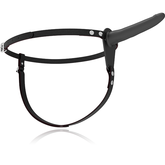 HAM FETIȘ PENTRU SUBMISIUNE - VIBRATOR DIN SILICON NEGRU 15 CM