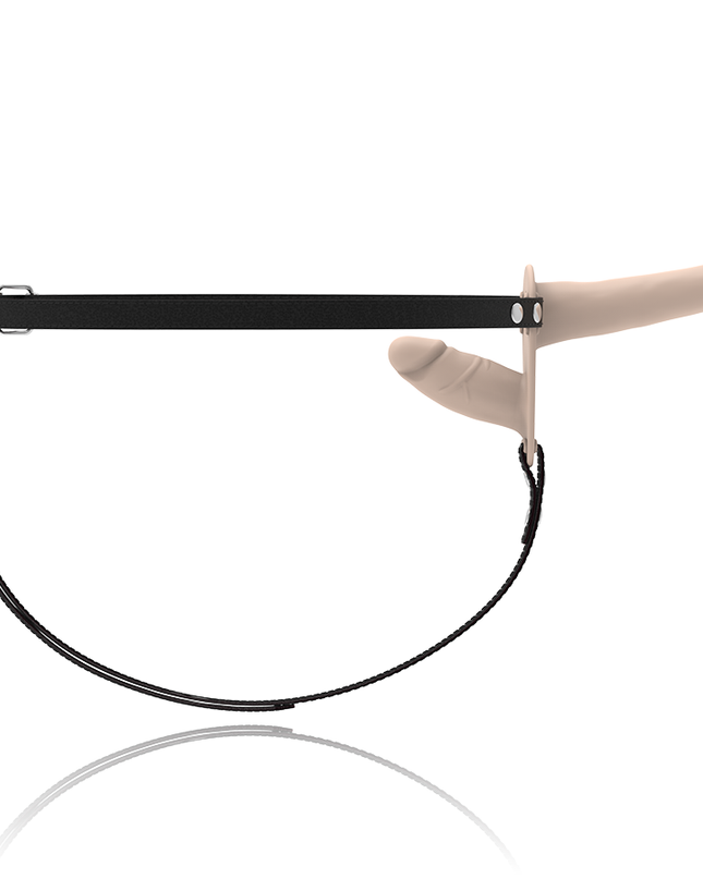 FETISH SUBMISSIVE HARNESS - DOUBLE PENETRATION FLESH UP VIBRATOR