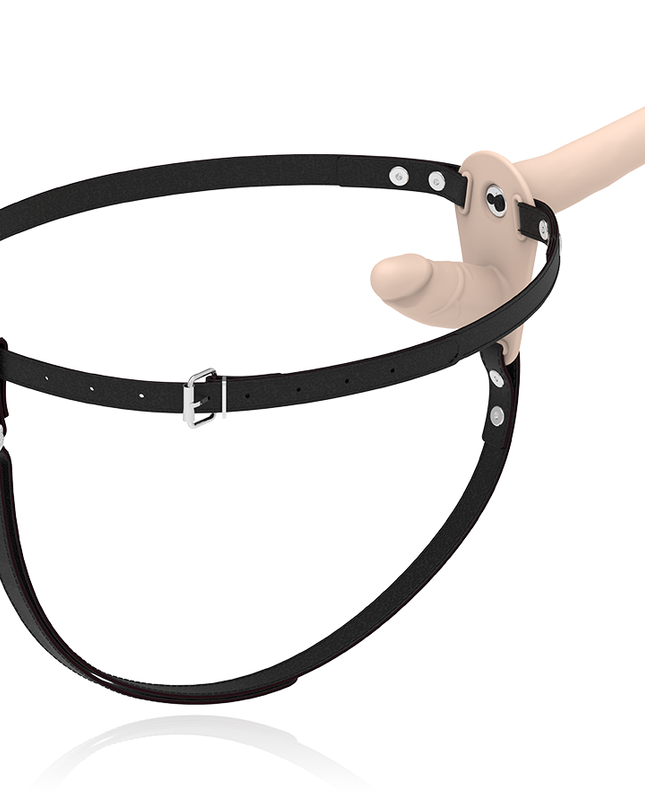 FETISH SUBMISSIVE HARNESS - DOUBLE PENETRATION FLESH UP VIBRATOR