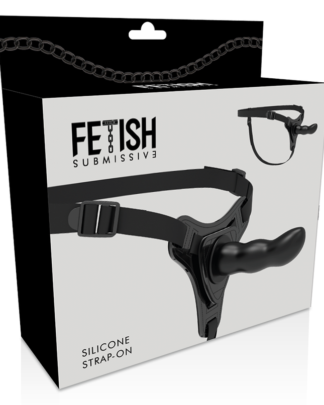 HAM FETIȘ PENTRU SUBMISIUNE - SILICON NEGRU PUNCT G 16 CM