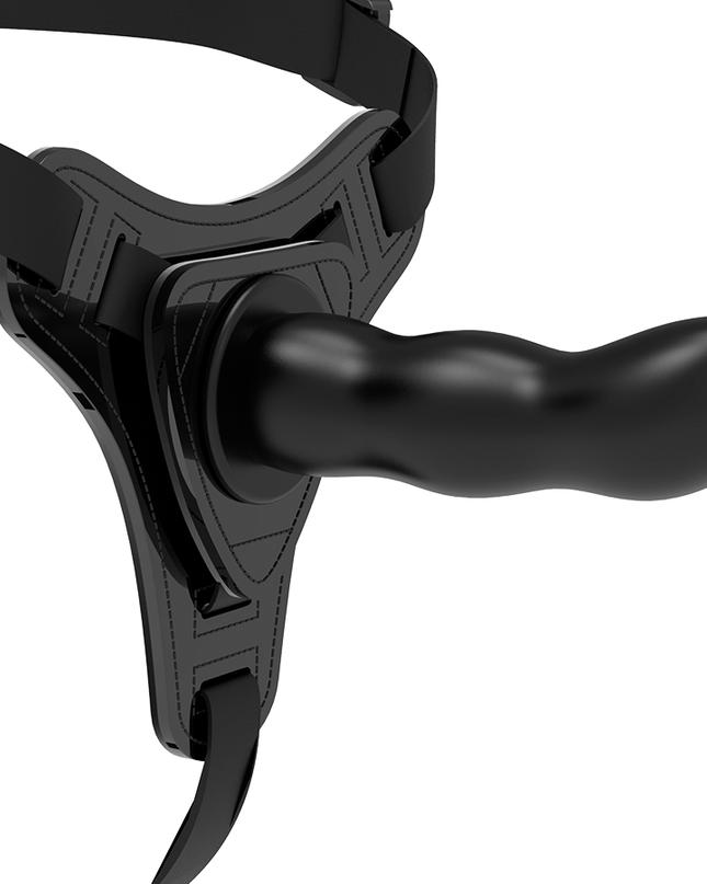 HAM FETIȘ PENTRU SUBMISIUNE - SILICON NEGRU PUNCT G 16 CM