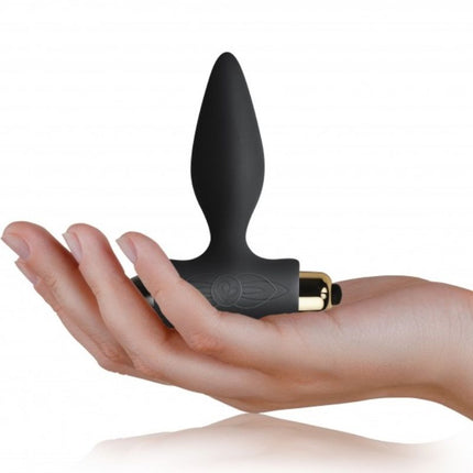 ROCKS-OFF - PLUG ANAL PETITE SENSATIONS PENTRU ÎNCEPĂTORI - NEGRU