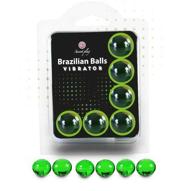 SECRETPLAY - SET 6 VIBRATOARE CU BILE BRAZILIANE