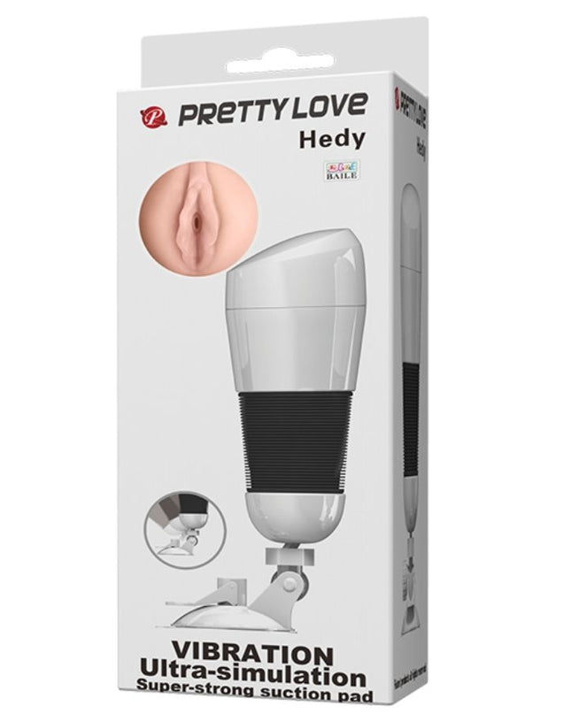 PRETTY LOVE - MASTURBATOR VAGIN HEDY CU VIBRAȚII