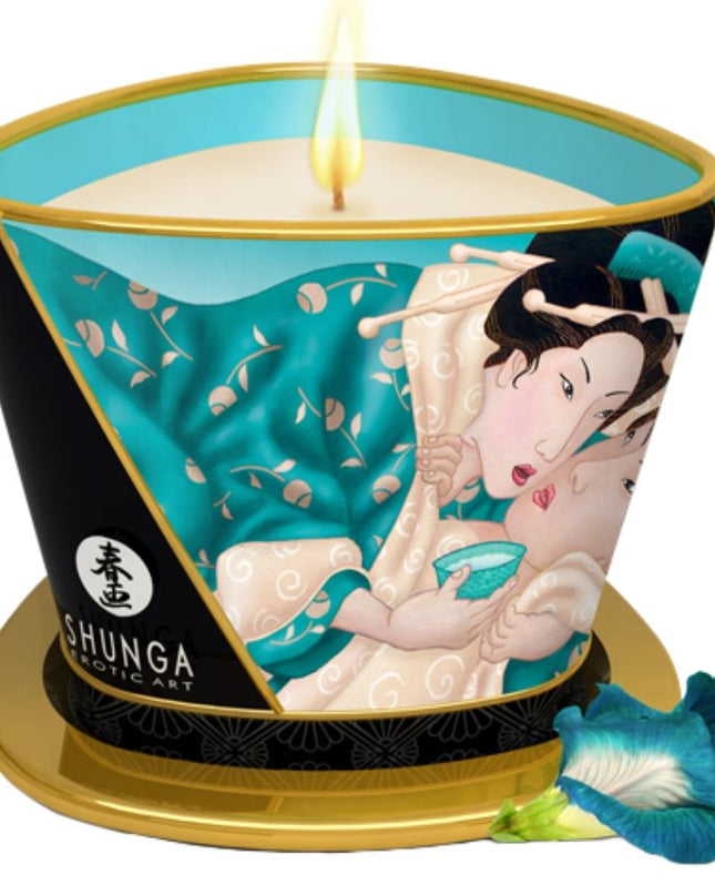SHUNGA - LUMÂNARE DE MASAJ FLORI DE INSULĂ 170 ML
