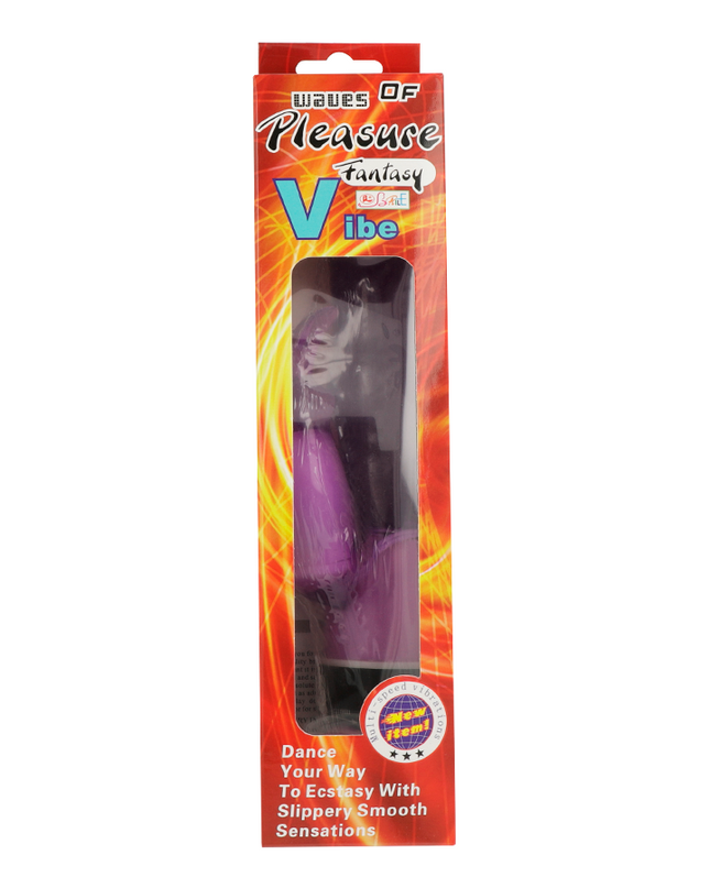 BAILE - WAVES OF PLEASURE FANTASY VIBRATOR WITH LILAC RABBIT 23 CM