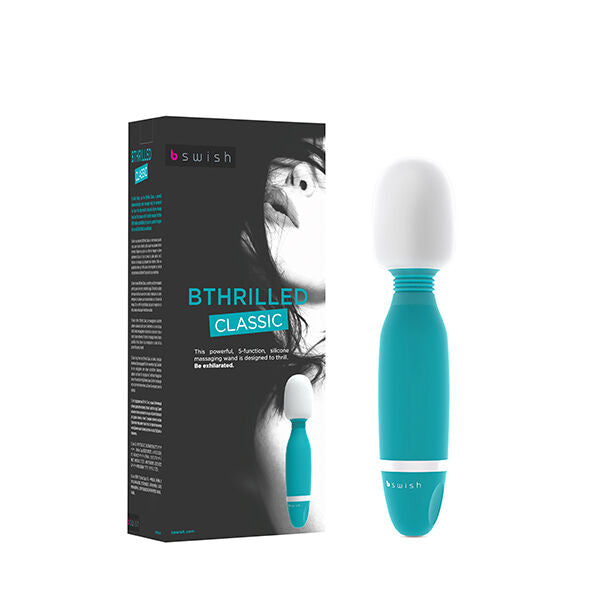 B SWISH - VIBRATOR CU BAGHETĂ CLASICĂ BTHRILLED JADE