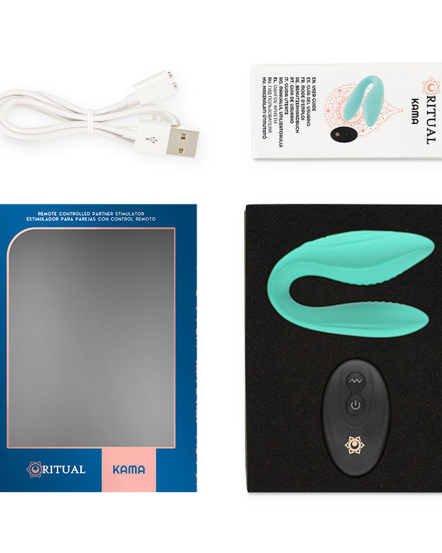 RITHUAL - TELECOMANDĂ KAMA PENTRU CUPLURI AZABACHE