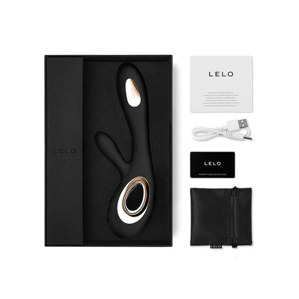 LELO - VIBRATOR SORAYA WAVE RABBIT BLACK
