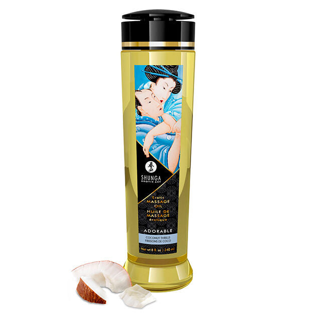 SHUNGA - ULEI DE MASAJ EROTIC ADORABIL 240 ML
