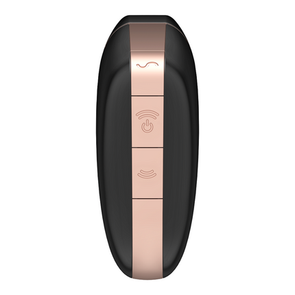 SATISFYER - STIMULATOR ȘI VIBRATOR LOVE TRIANGLE AIR PULSE NEGRU