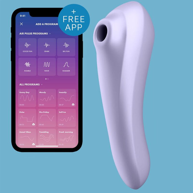 SATISFYER - VIBRATOR DUAL PLEASURE AIR PULSE MOV