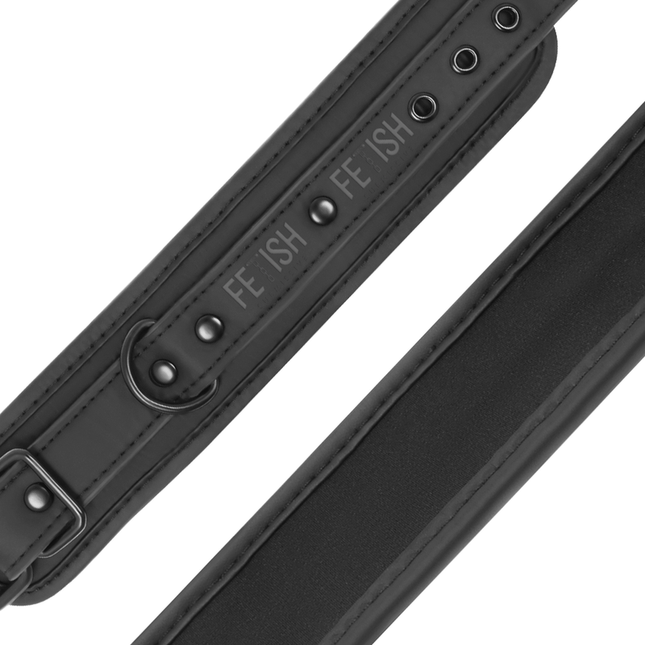 FETISH SUBMISSIVE - SET DE CĂTUȘE PENTRU MÂINI ȘI GLEZNE CU CĂPTUȘEALĂ DIN NOPREN