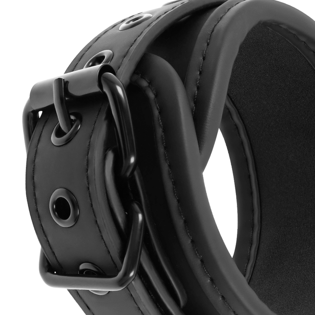 FETISH SUBMISSIVE - SET DE CĂTUȘE ȘI LEGĂTURI CU CĂPTUȘEALĂ DIN NOPREN