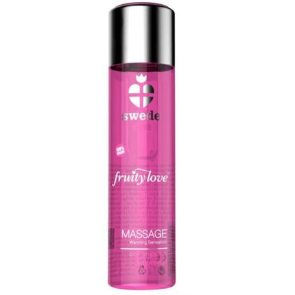 SWEDE - ULEI DE MASAJ CU EFECT DE ÎNCĂLZIRE FRUITY LOVE, GRAPEFRUIT ROZ ȘI MANGO 60 ML