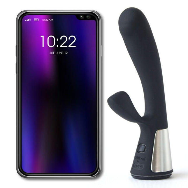 KIIROO - TELECOMANDĂ CU APLICAȚIE OHMIBOD FUSE, NEGRU