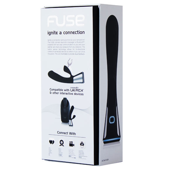 KIIROO - TELECOMANDĂ CU APLICAȚIE OHMIBOD FUSE, NEGRU