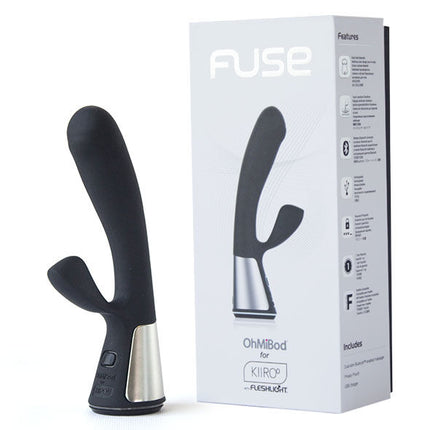KIIROO - TELECOMANDĂ CU APLICAȚIE OHMIBOD FUSE, NEGRU