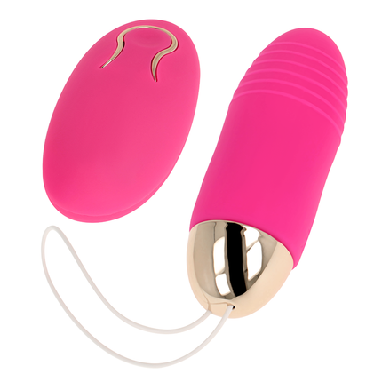 OHMAMA - OU VIBRATOR CU TELECOMANDĂ 10 VITEZE ROZ