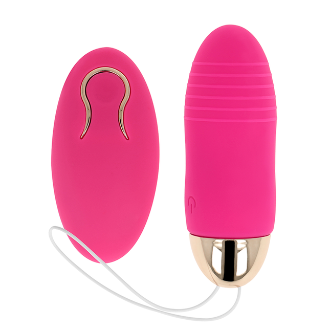 OHMAMA - OU VIBRATOR CU TELECOMANDĂ 10 VITEZE ROZ