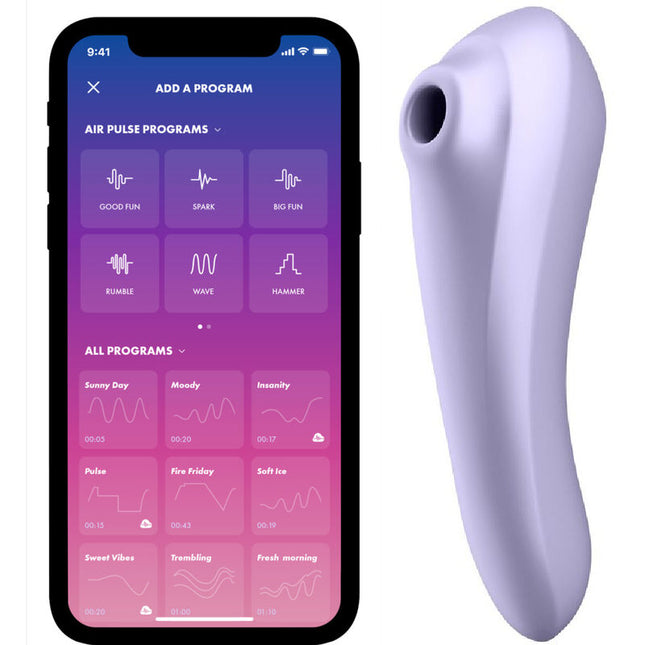 SATISFYER - VIBRATOR DUAL PLEASURE AIR PULSE MOV