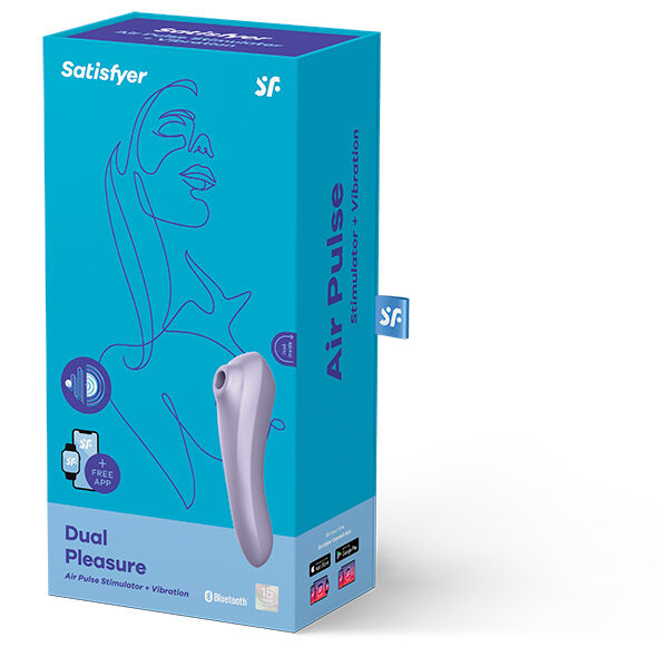 SATISFYER - VIBRATOR DUAL PLEASURE AIR PULSE MOV